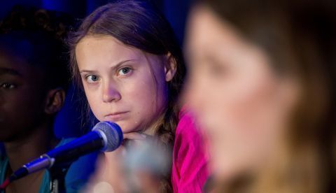 La activista sueca Greta Thunberg en una imagen de archivo / EFE