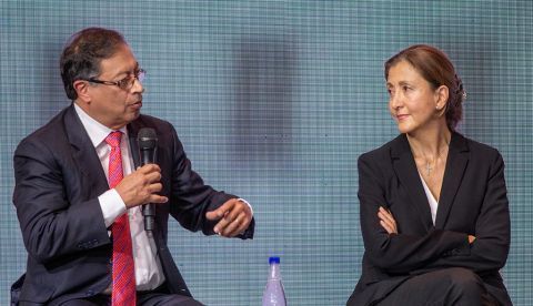 Gustavo Petro e Ingrid Betancourt en una foto de Daniel Andres Garzon - shutterstock