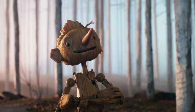 A still from del Torro’s Pinocchio. Netflix