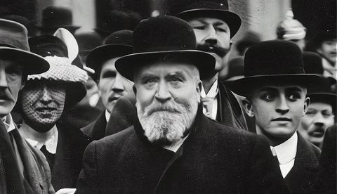 El líder socialista Jean Jaurès, 1913. / Foto de archivo.