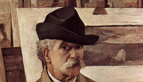 Giovanni Fattori en una imagen de Wikipedia.