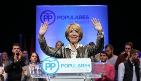 Esperanza Aguirre n una foto del Partido Popular de Madrid vía flickr.