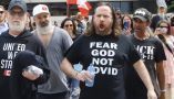 Tyson ‘Freedom George’ Billings, a prominent figure in the ‘freedom convoy,’ leaves the Ottawa courthouse after being released on June 15, 2022. THE CANADIAN PRESS/ Patrick Doyle