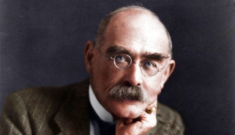 Joseph Rudyard Kipling. Foto de Cassowary Colorizations vía Flickr.