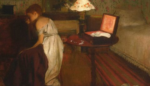 Interior de Edgar Degas. Philadelphia Museum of Art