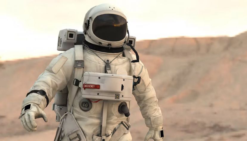Concepto artístico de un astronauta caminando por Marte. Pero ¿qué pasaría si no llevara un casco espacial? cokada / E+ via Getty Images