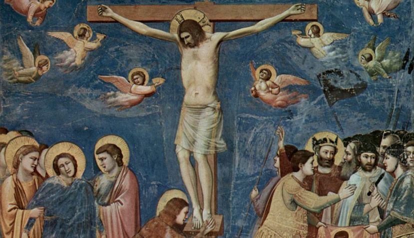 Giotto, Crucifixión, ca. 1310, pintura al fresco. Padua, Capilla Scrovegni. http://en.wikipedia.org/wiki/File:Giotto_Crucifixion .jpg