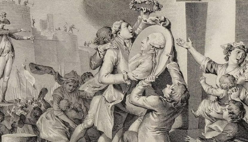 ‘A un pueblo libre’, de Jean Dambrun a partir de Jean-Michel Moreau. Wikimedia Commons