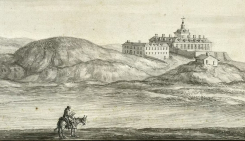 Vista de Aceca según Pier Maria Baldi, 1668. Biblioteca Medicea Laurenziana, Firenze, Med.Pal.123.1, fol. 60., Author provided (no reuse)