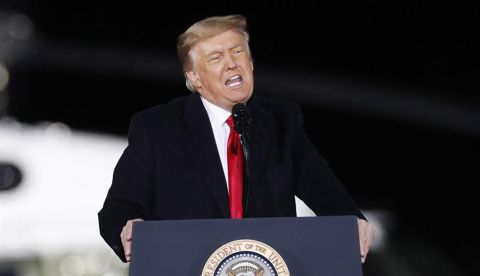 El presidente saliente de Estados Unidos, Donald Trump.