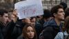En 2018, manifestation de lycéens contre les réformes du système éducatif annoncées, notamment l’augmentation des frais d’inscription pour les étudiants étrangers. AFP