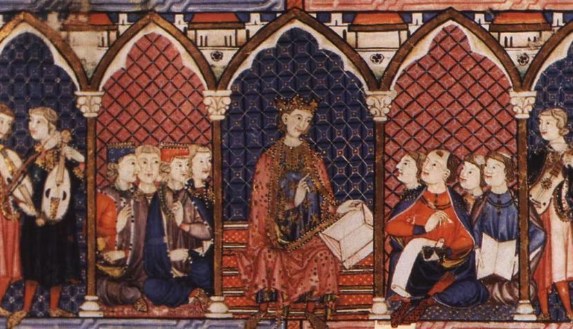 Ilustración del códice de las ‘Cantigas de Santa María’ de Afonso X el Sabio. Wikimedia Commons