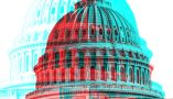 Two-party control of U.S. politics runs contrary to the vision of the Constitution’s framers. Douglas Rissing/Getty Images