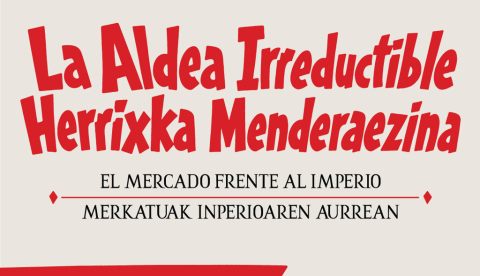 Los comerciantes del mercado municipal del ensanche se transforman en compañeros de Astérix y Obélix